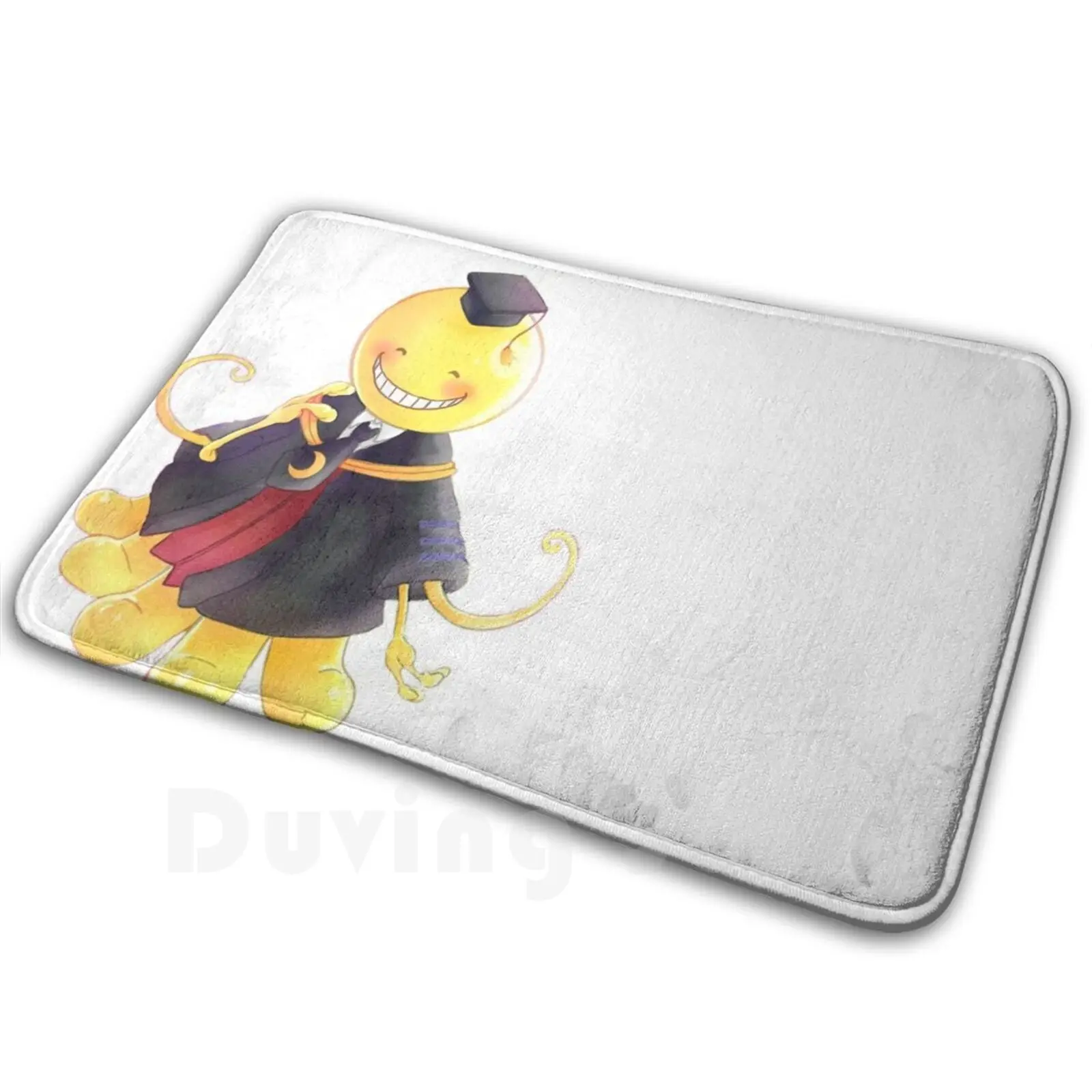 Assassination Carpet Mat Rug Cushion Soft Anime Manga Assassination Assassination Koro Sensei Tako Yellow