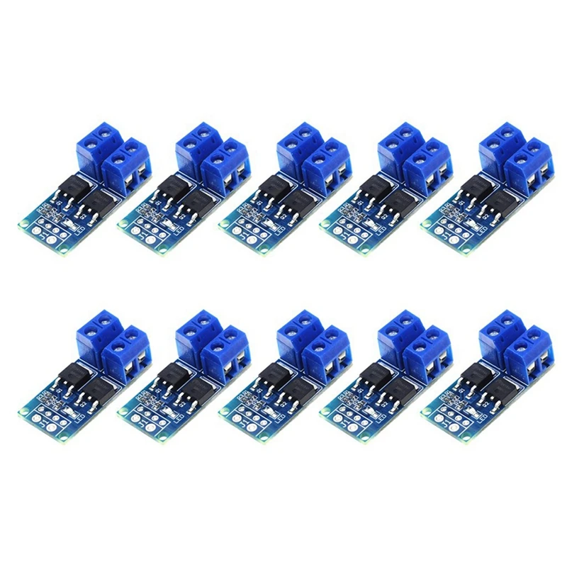 10PCS DC 5V-36V 15A(Max 30A) MOSFET MOS FET Trigger Switch Driver Module 0-20KHz PWM Regulator Control Panel CNIM Hot