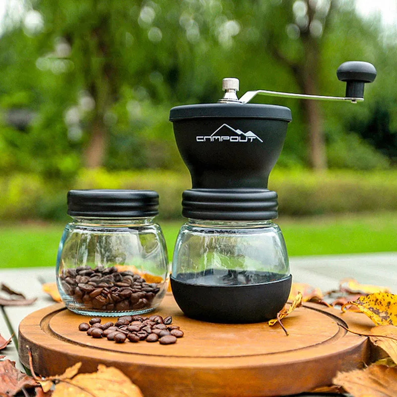 Hand-operated coffee grinder household mini coffee grinder outdoor manual coffee machine can be washed