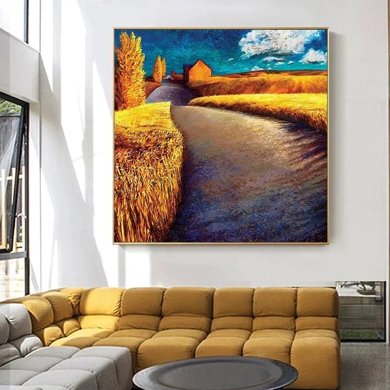 

Famous Classical Van Gogh Canvas Painting Abstract Landscape Art Posters and Prints Wall Art Pictures for Living Room Home Decor