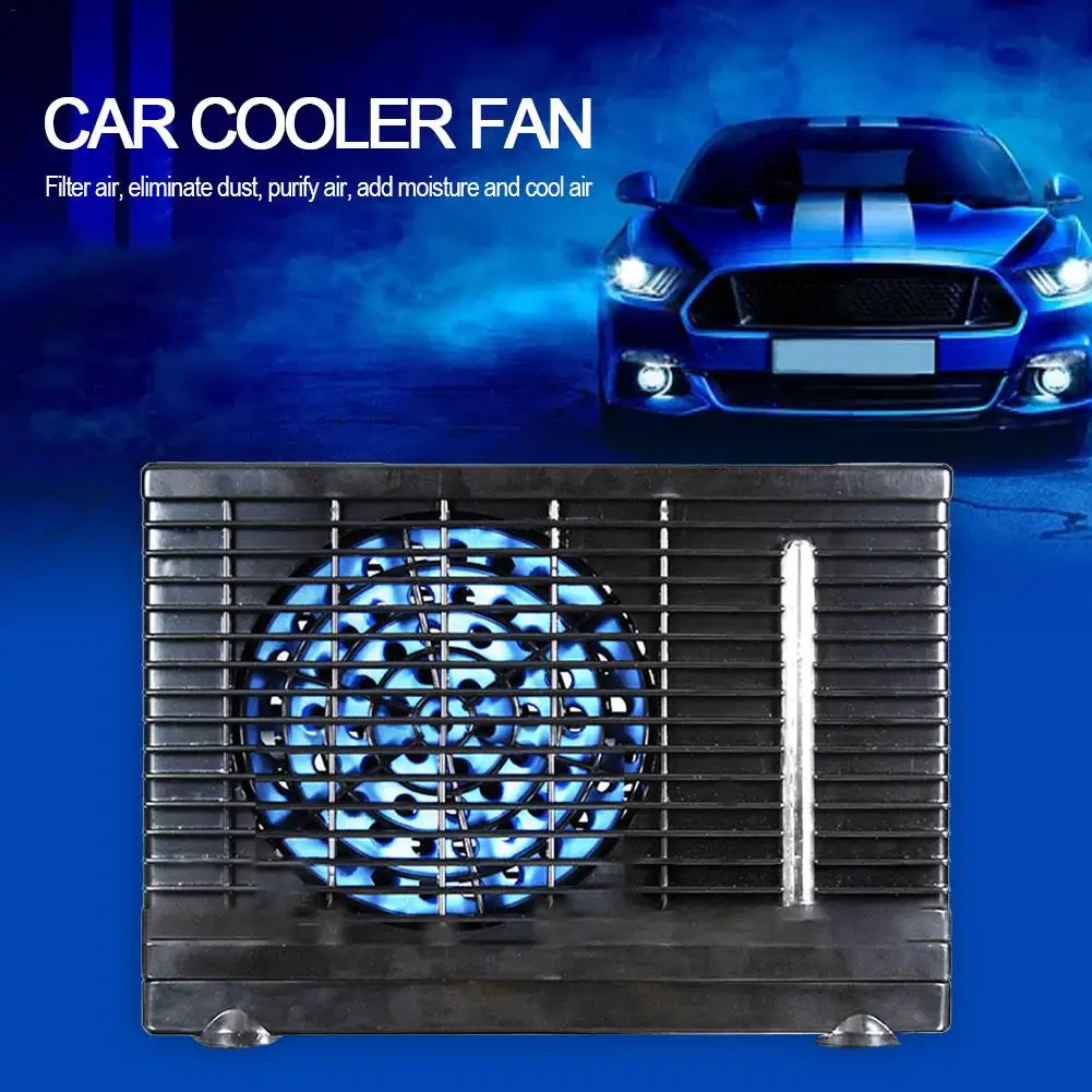 Portable Air Conditioner For Cars 12V Adjustable 60W Car Air Conditioner Cooler Cooling Fan Water Ice Evaporative Cooler