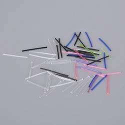 100-150pcs/Pack Black/White/Rainbow Colours Hypoallergenic Plastic Ear Stick Used For Jewelry Accessroies DIY