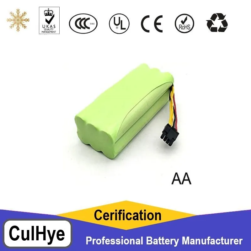 Ni-MH AA 2500mAh dla ECOVACS 14.4V akumulator Deebot Deepoo X600 ZN605 ZN606 ZN609 Midea VCR01 VCR03 odkurzacz