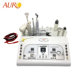 AURO 2023 New 8 in 1 Multifunctional Cautery Ultrasonic Vaccum Spray Galvanic Facial Machine Massager Facial Beauty Equipment