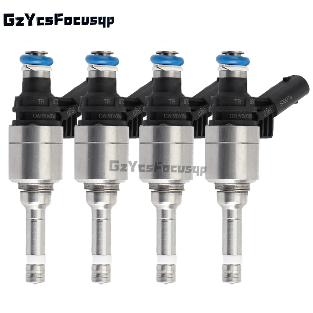 

4x fuel injector 06H906036P 0261500162 For VOLKSWAGEN AUDI BEETLE CC PASSAT A3 A4 A5 A6 Q3 Q5 2.0L L4