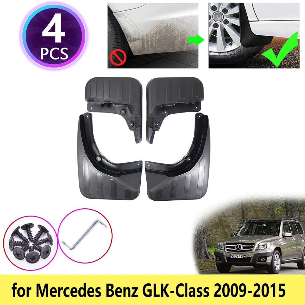 

for Mercedes Benz GLK Class X204 2009 2010 2011 2012 2013 2014 2015 Mudguards Mudflaps Fender Guards Mud Flap Splash Accessories