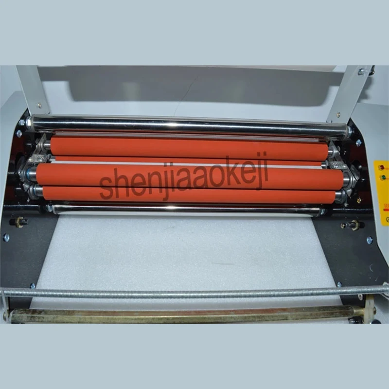 A3 paper laminating machine cold roll laminator Four Rollers worker card office file laminator FM360 110v/220v laminating machin