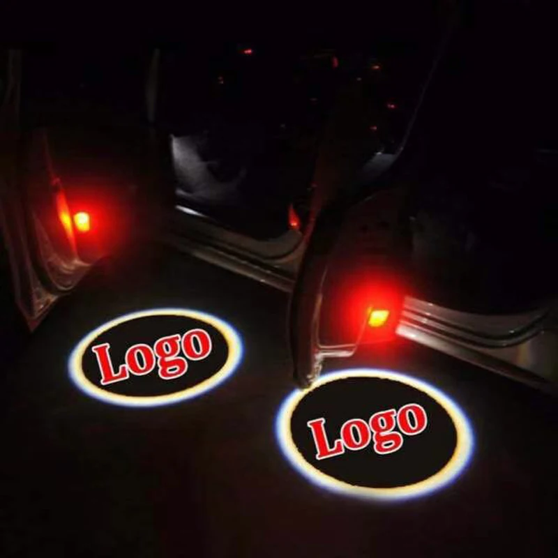 2 car door welcome lights laser car ghost shadow LED lights GM for Chevrolet Kia Toyota Hyundai Honda Ford