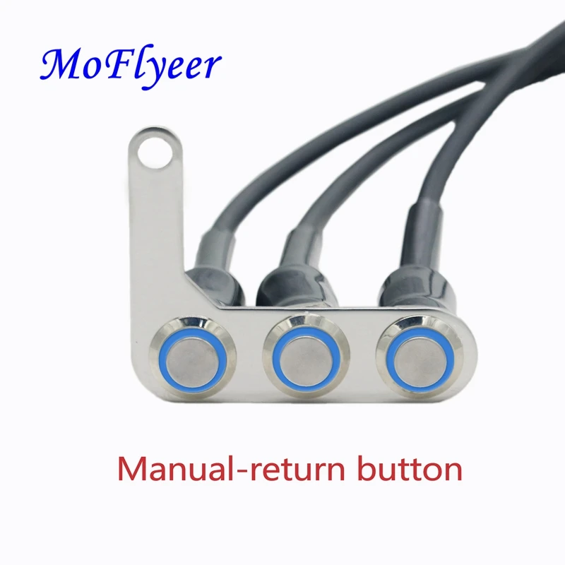 

MoFlyeer Motorcycle Switch Handlebar Adjustable Waterproof Switches ON-OFF Buttons For Headlight Horn Turn Signle LED Light