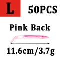 50 piezas rosa talla L