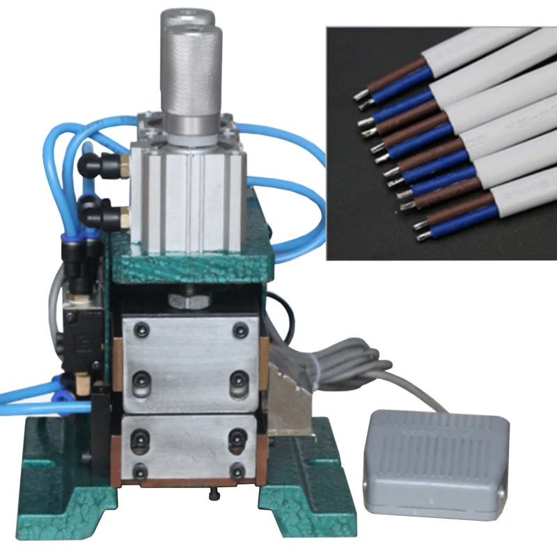 

3F Pneumatic Wire Stripping Machine Cable Peeling Machine Multi-core Sheathed Wire Twisting Machine 3-25mm Stripping Length