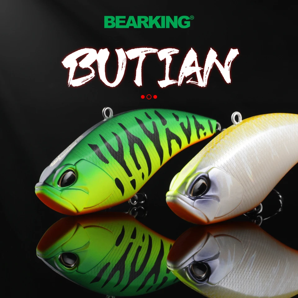 BEARKING 100mm 32g Top professional Wobblers fishing tackle fishing lures vibration bait for ice fishing Artificial accessories