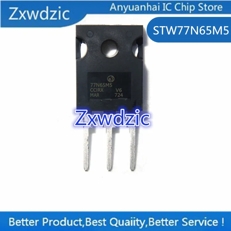 5pcs 100% New Imported Original STW45NM50  W45NM50   STW77N65M5 77N65M5 TO-247 Transistor