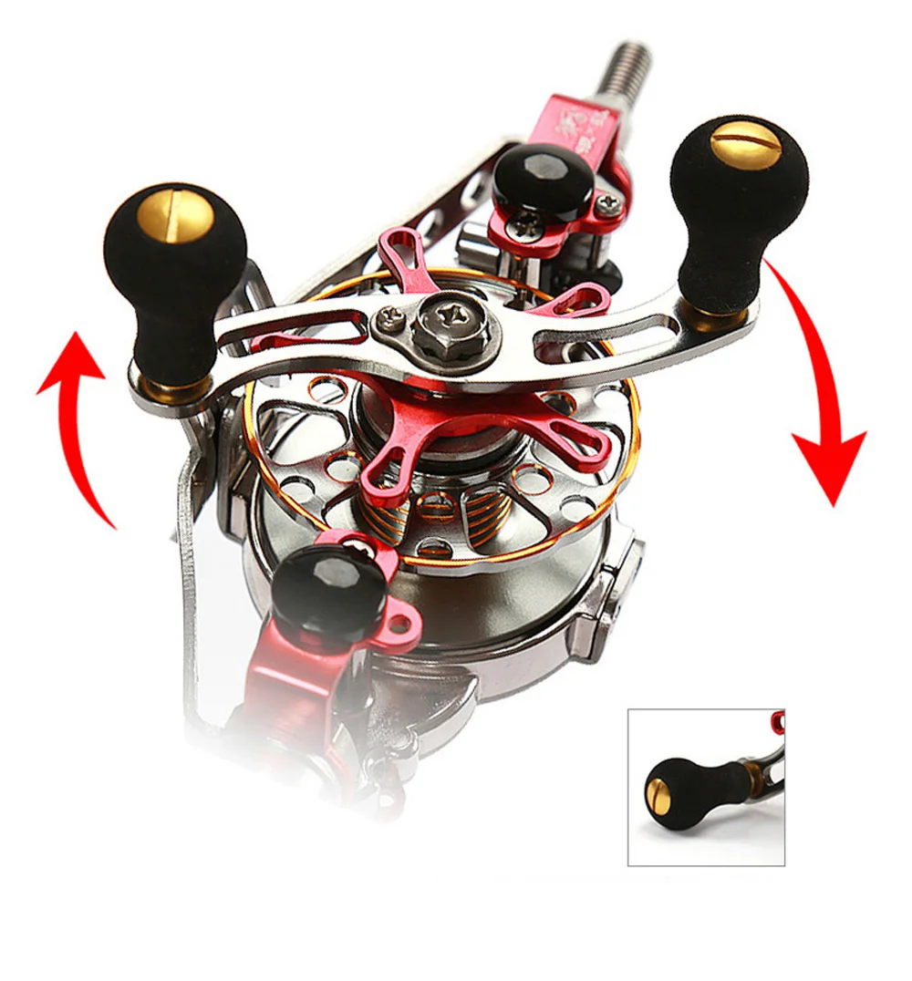 Gioco di scarico automatico a velocità del filo con mulinello cavo interamente In metallo nella ruota della zattera della nave da pesca della canna