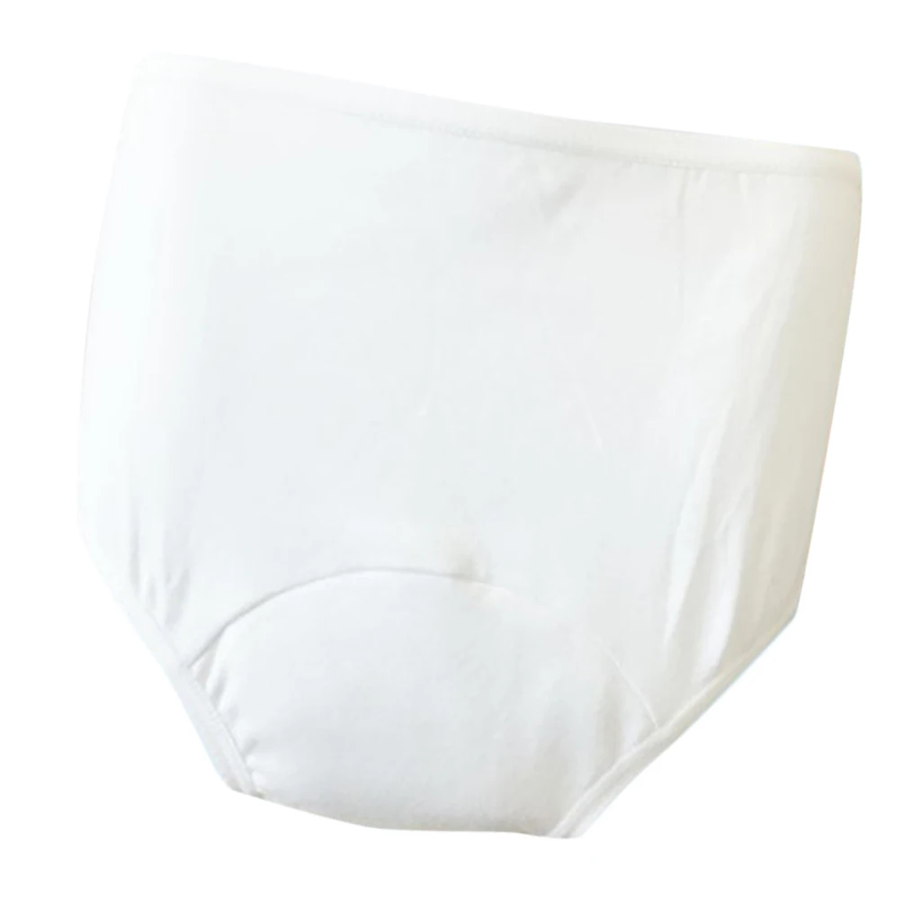 Washable Absorbency Incontinence Aid Cotton Underwear Briefs For Women