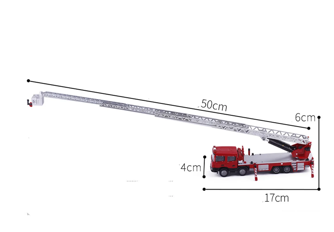 合金はしごモデル1:50,高品質の絶妙なはしご,消火器,合金製,送料無料