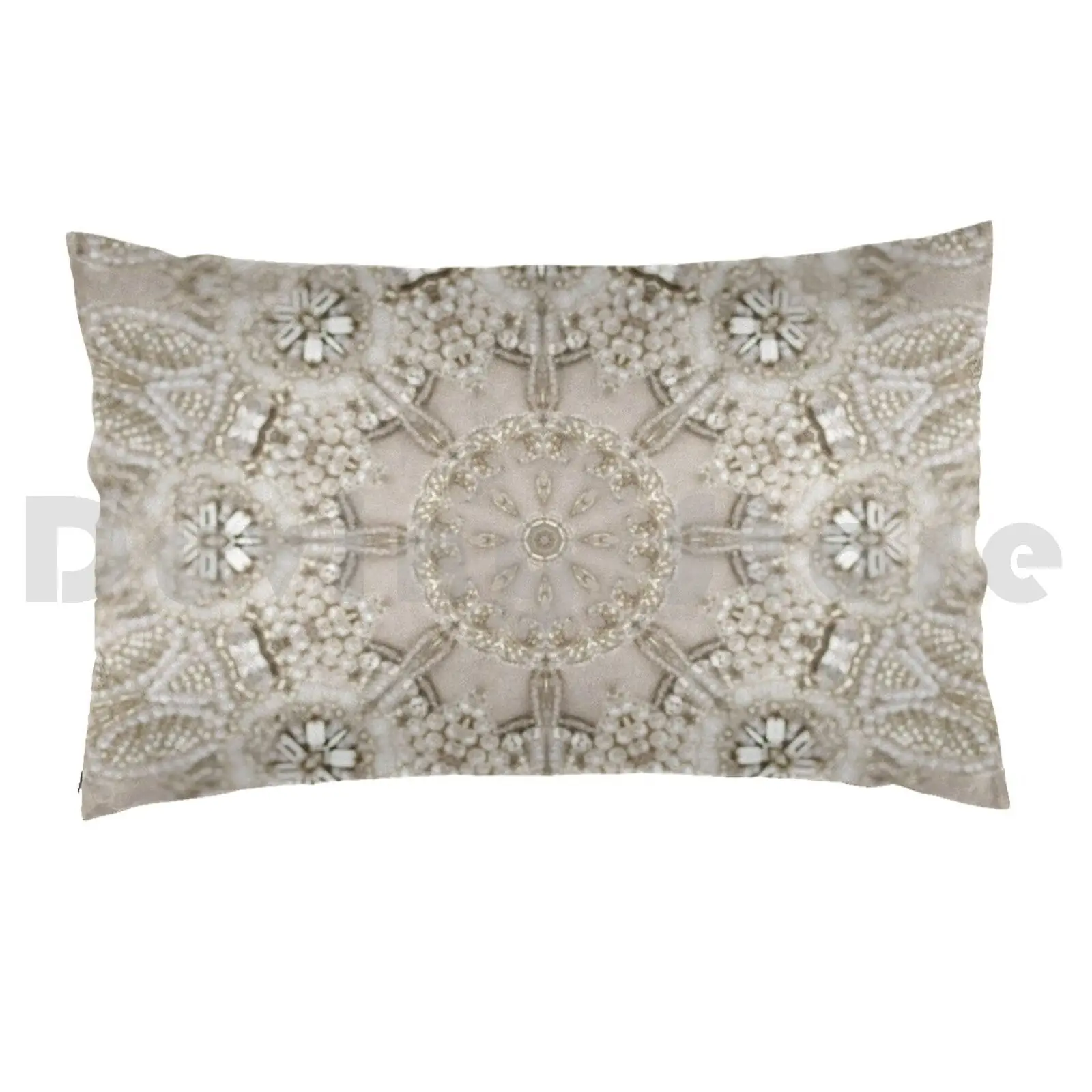 Paris Fashion Bling Pearl Rhinestone Vintage Lace Pillow case 130 Vintage Lace Paris Girl Paris