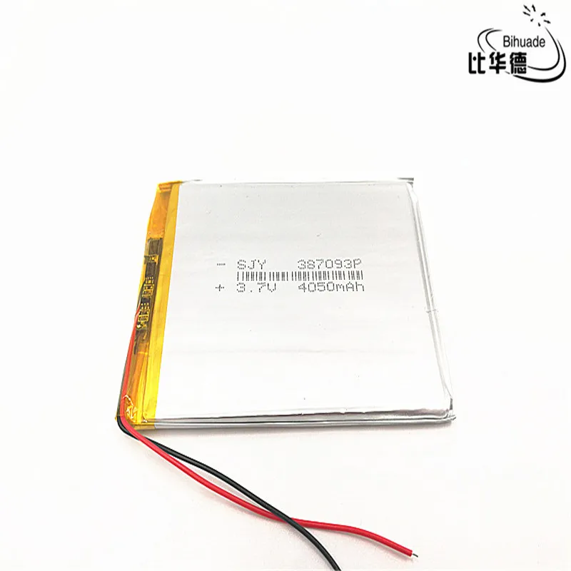 387093 de 3,7 V 4050mAh batería de polímero de litio con la Junta de Protección para Tablet PC U25GT
