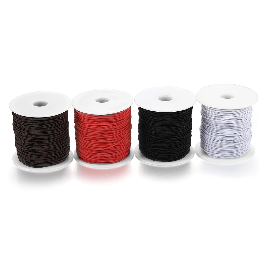 50-100m 0.8 1.0 mm Elastic Cord Beading Stretch Thread Cord String Rope Beads For DIY Jewelry Making Supplies Accessories image 6