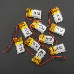 10pcs 3.7V 70 mAh 401120 Polymer Li Lithium Lipo Battery Cell For GPS MP3 DIY Bluetooth Speaker Earphone Headset Recording Pen