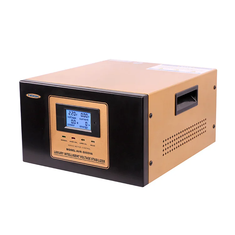 Customized Competitive Price Servo automatic 5KVA Digital voltage regulator stabilizer