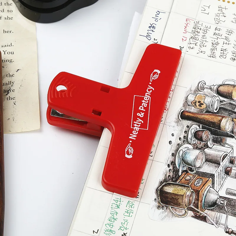 Kleur Retro Plastic Clip Hand Rekening Clip Opslag Kamer Schoon En Netjes 6 Modellen Van Hand Rekening Clip