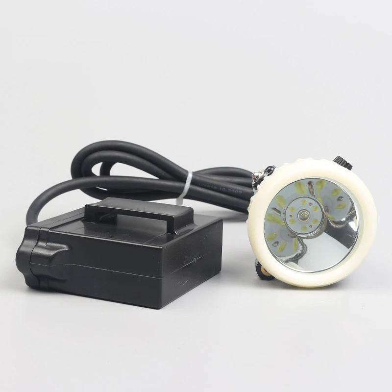 3W 10000lux 6600mAh 350mA Outdoor Miners Corded Underground Mining Miners Headlight Led Head Lamp