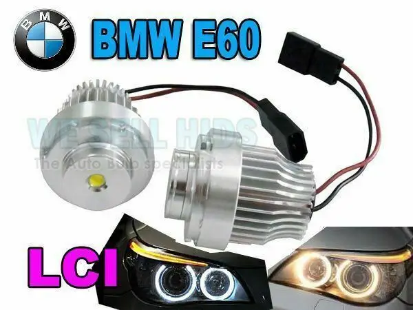 A14 10W for BMW ANGEL EYE E60 LCI FACE LIFT LED BULBS CREE UPGRADE 2007-2010 HALOGEN A26