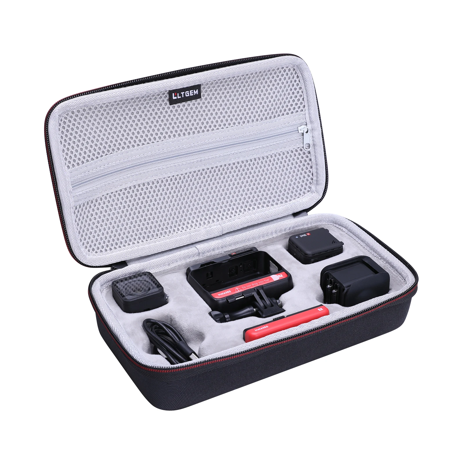 LTGEM EVA Hard Case for Insta360 ONE R Twin Edition – Action Camera & 360 Camera with Interchangeable Lenses