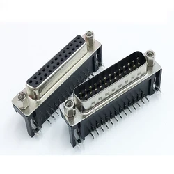 5PCS/LOT D-SUB DB25 DR25 25pins Male Female plug Solder Type Welding Connector DIY