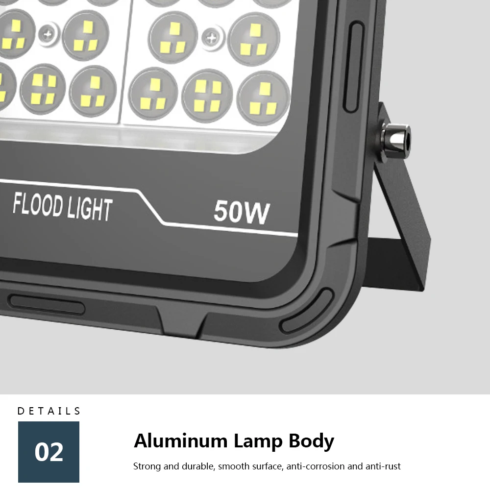 Led Reflector 200W 300W Floodlight Waterproof Powerful Construction Lamp 600W Street Spotlight Farm Stadium Square Projector