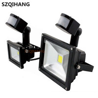 1PCS PIR Floodlight Sensor Motion Human Body Infrared Induction 50W Outdoor Waterproof IP65 Spotlight Security Flood Light