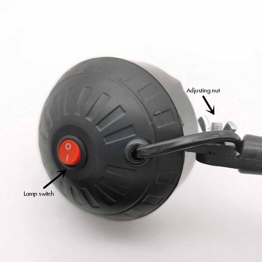 Base magnetica della lampada principale lunga 660mm, 24 LEDs, 220V, collo d'oca flessibile 10W, macchina per cucire, luce del lavoro per il banco da lavoro, tornio del metallo