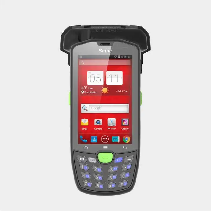 Android 9.0 OS 15 Meters Long Distance Impinj R2000 UHF RFID Handheld PDA Mobile Phone Android PDA With UHF RFID Reader