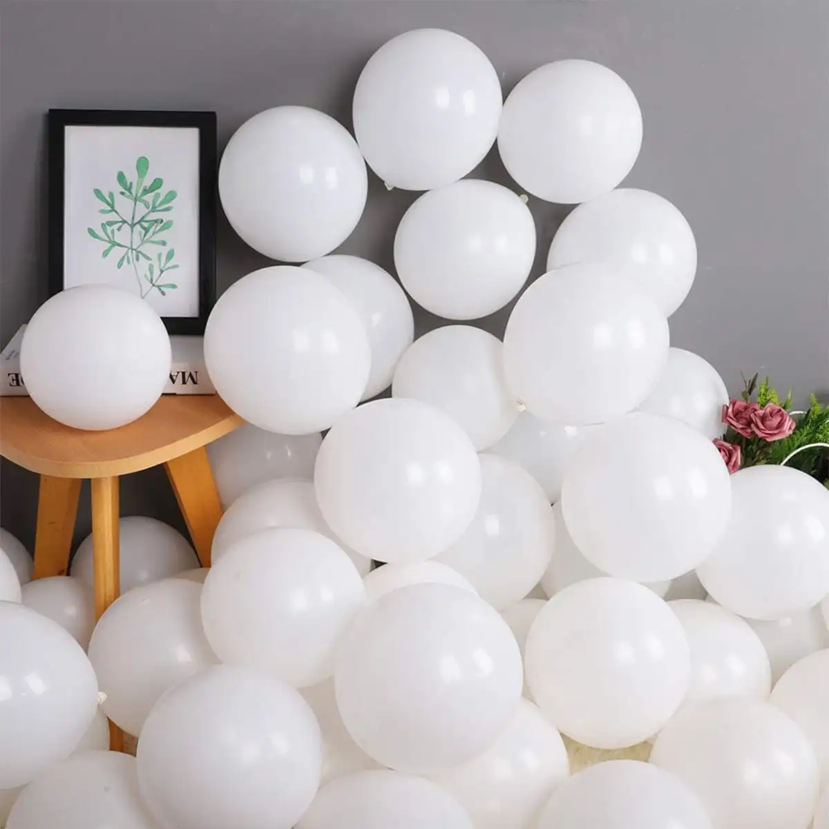 5/10/12/18/36 Zoll weißer Latexballon Babyparty Hochzeitsdekoration Kugeln Bogen Hintergrund Fotografie Geburtstag Party Dekor Globos