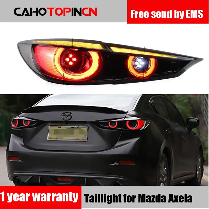 

Car LED Tail Light Taillight For Mazda 3 Axela Sedan 2014-2018 Rear Running Light + Brake + Reverse + Dynamic Turn Signal Light