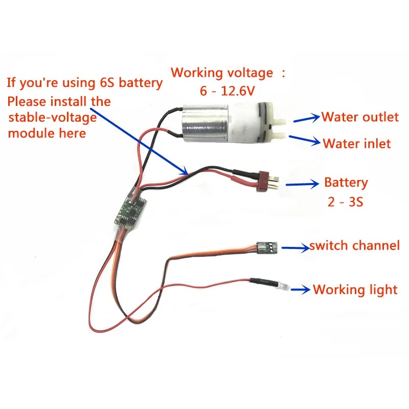 RC Two-way ESC 40A/50A/60A/80A Bidirectional Water-Cooled brushless ESC for Remote Control Ship Pneumatic Underwater Propelle