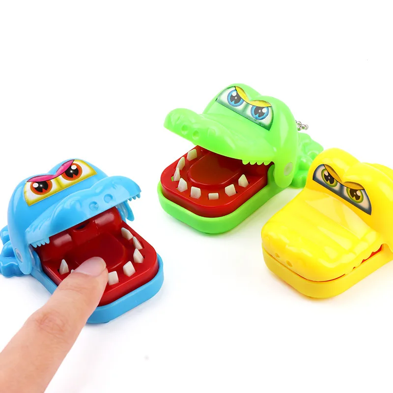 Scherzi morso dei denti giocattolo mordere dito dentista gioco divertente coccodrillo tirando i denti giocattoli bambini classico mordere mano coccodrillo giochi regalo