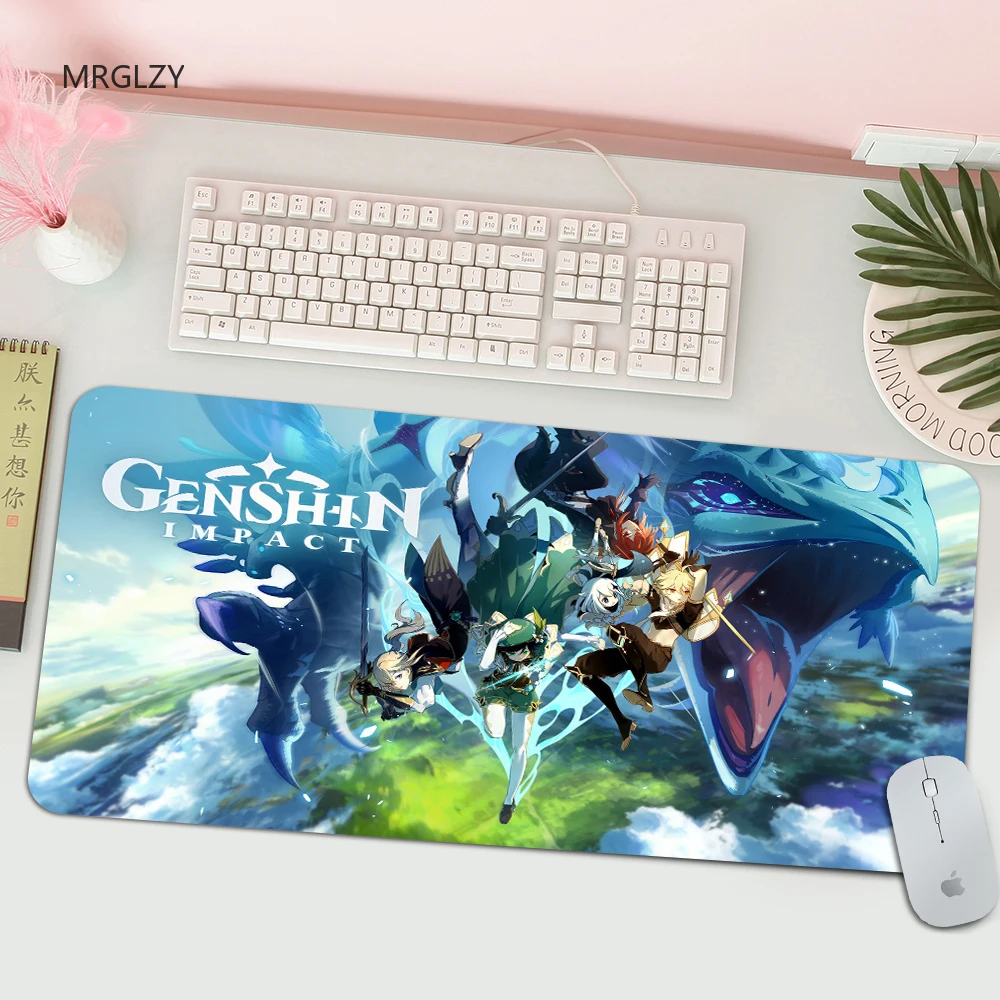 

Non Slip PC Genshin Impact Rubber Mouse Durable Desktop Mousepad Top Selling Wholesale Gaming Pad mouse