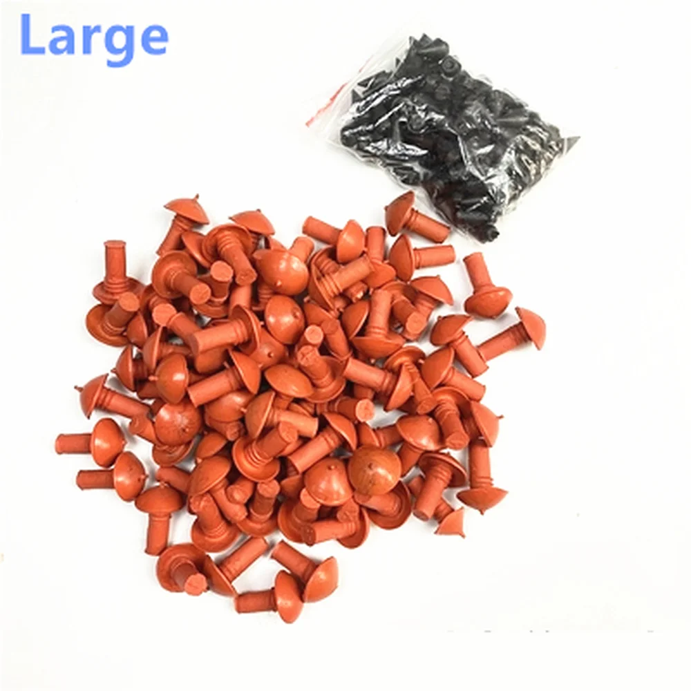 

180pcs For Motorcycle radial tire tire gun film mushroom mushrooms Ding nail Plastic tire repair screws