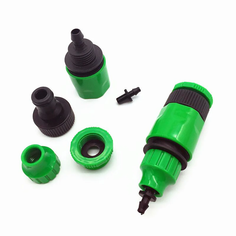 Adapter szybkiego złączki ze złączem kolczastym 1/4 (4 mm) lub 3/8 cala (8 mm) do nawadniania ogrodu Podlewanie szklarni Narzędzia ogrodnicze