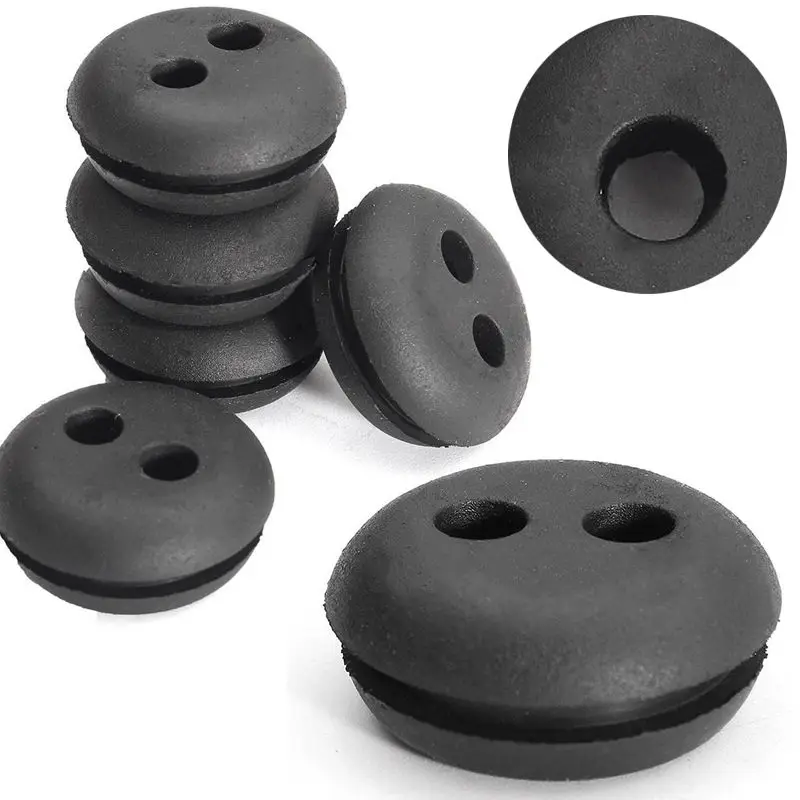 5 PCS 2-hole Gas Tank Grom Rings Replace Mowers Black Rubber For Honda Trimmers Brushcutters Blowers Rubber Gaskets