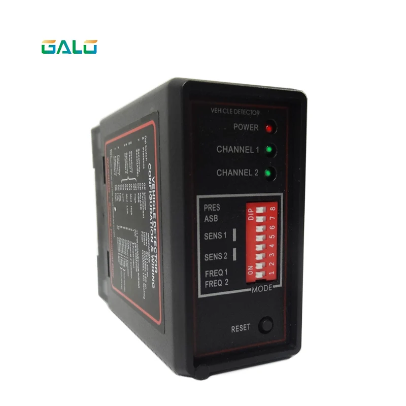 DC12V DC24V AC110V AC220V  Barrier Gate 2 Channel Car PD232 Loop Detector For Access Control System OEM