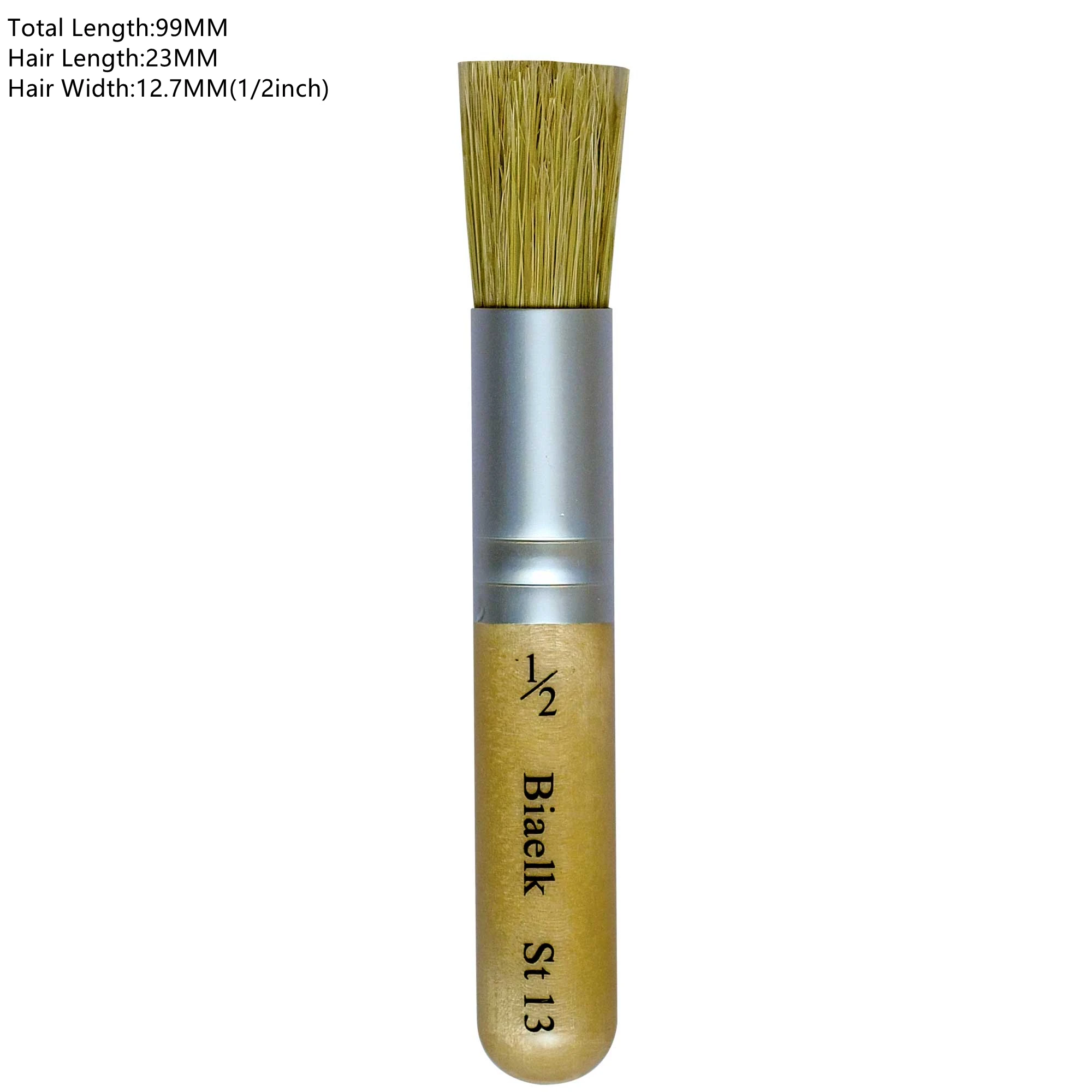 3 개/몫 고품질 돼지 머리카락 나무 손잡이 St13 수채화 아크릴 오일 스텐실 아티스트 페인트 Filbert Art Supplies Brush