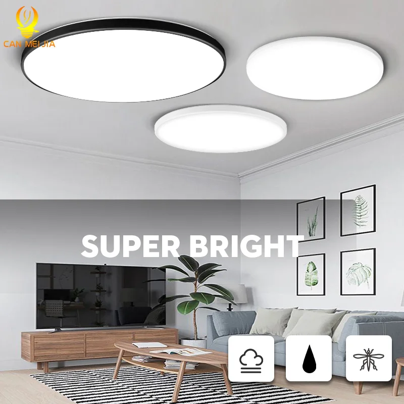 Modern Led Ceiling Lights Fixtures 15W 20W 30W 50W Surface Led Ceiling Lamp 220V Lights for Living Room Kitchen Home Decor