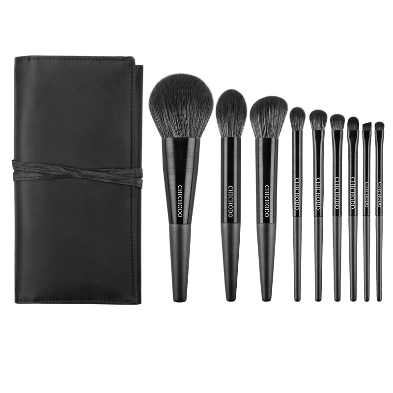 9pcs/set High quality Makeup brushes Powder sculpting Highlighter Eyeshadow Make up Brush kit Smudge Crease eyebrow brush