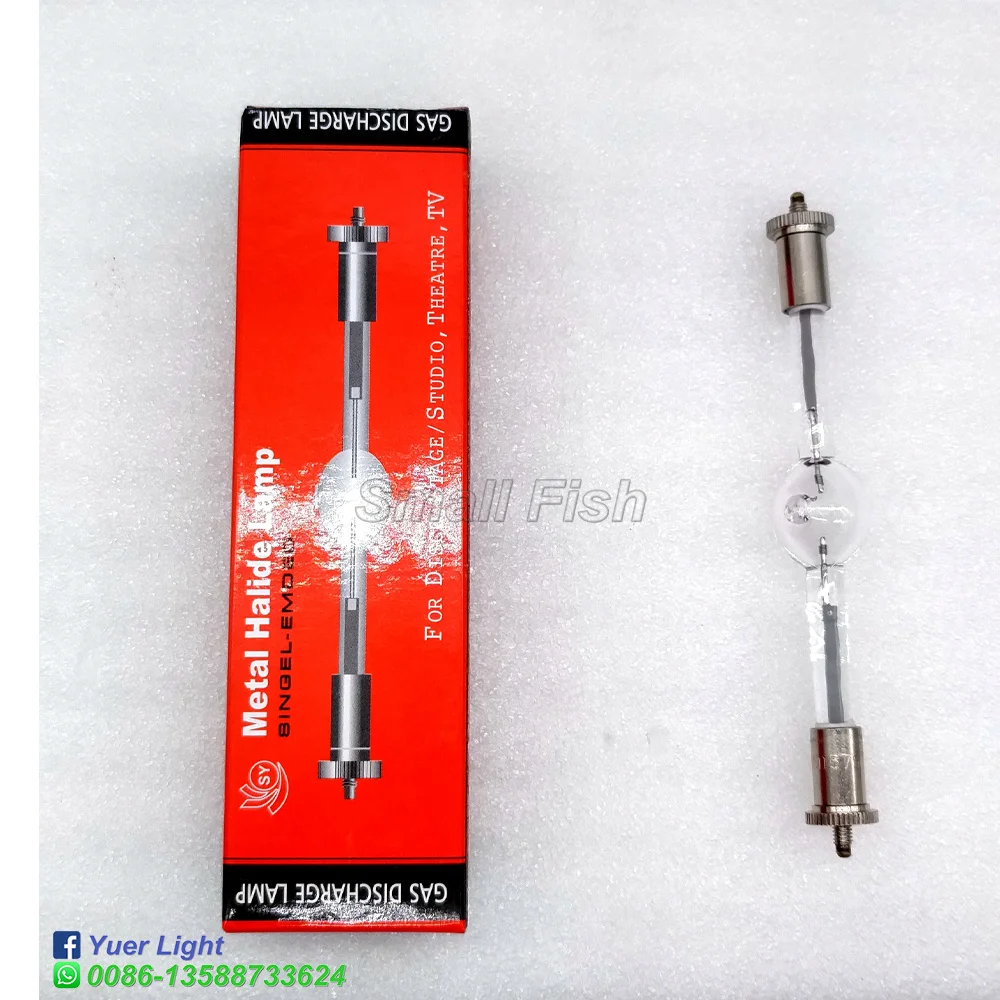 10xLot Sales HMI 575/2 Stage Scan Lamp Bulb 575W Stage Studio Lamps Metal Halide SFc10-4 Double Ended HMI575 Follow Spot Bulb