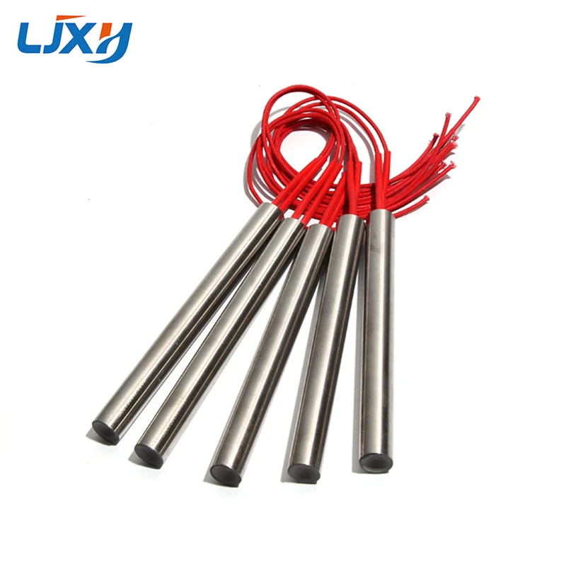 LJXH 2PCS 12.5mm 80~150mm Tubular Cartridge Heaters 110/220/380V SUS Electric Heating Pipe 250/260/310/370/470W Resistance Part