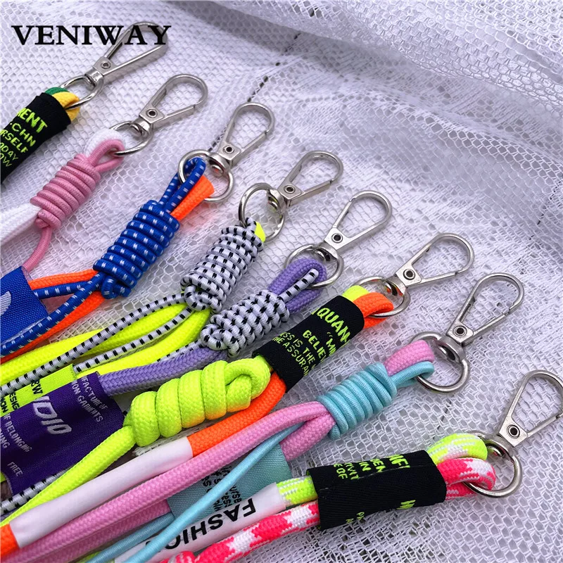 Creative Braided Mobile Phone Lanyard Short Men\'s and Women Ornaments Shell Universal Anti-lost Chain Strap Keychain Accessories