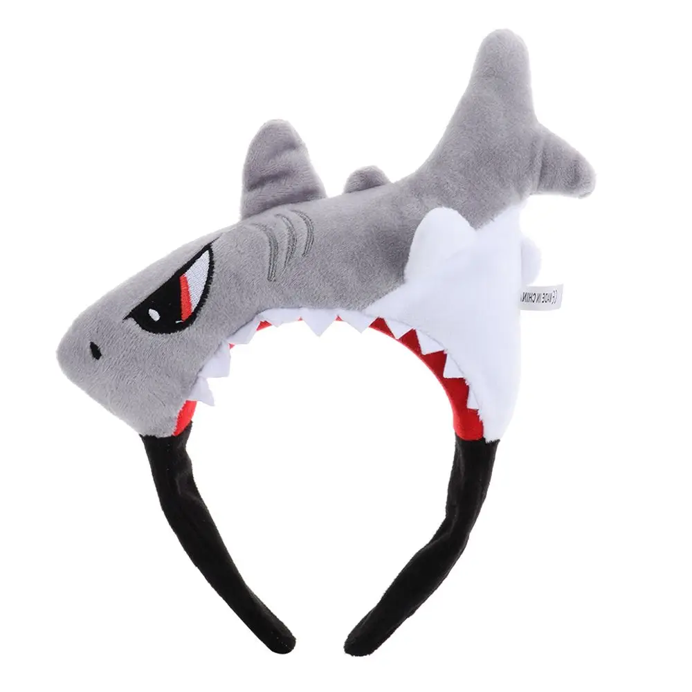 

Halloween for Adults Kids Party Favors Shark Hair Band Headbands for Women Hair Accessories Shark Headbands